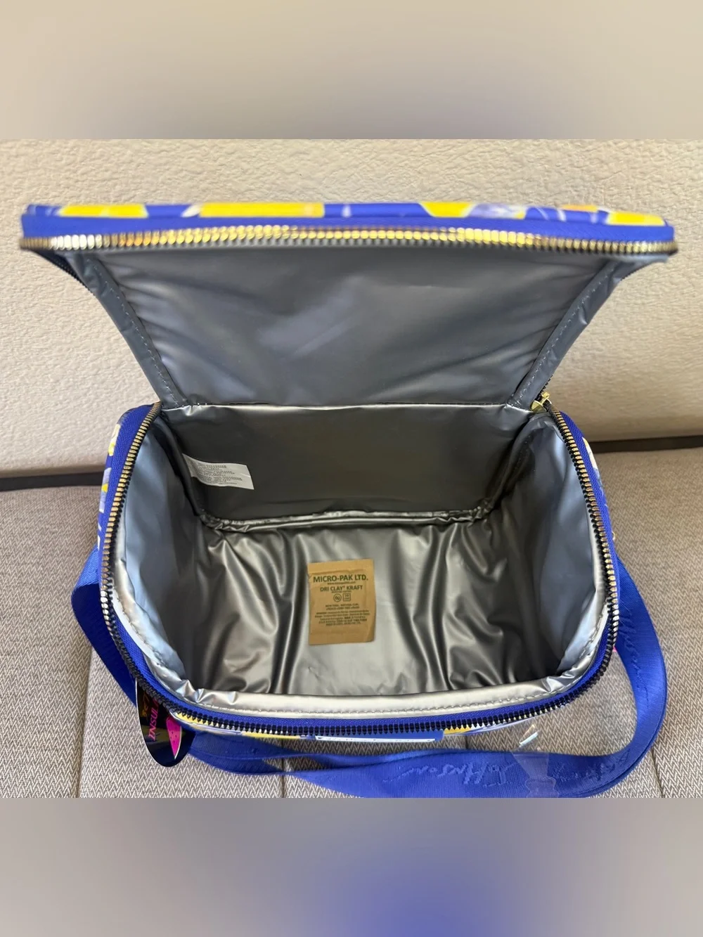 Betsey Johnson Insulted Lunch Tote, Lemon Print - Picture 10 of 15